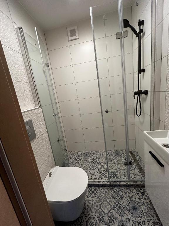 Kúpeľňa v ubytovaní Diána Apartman