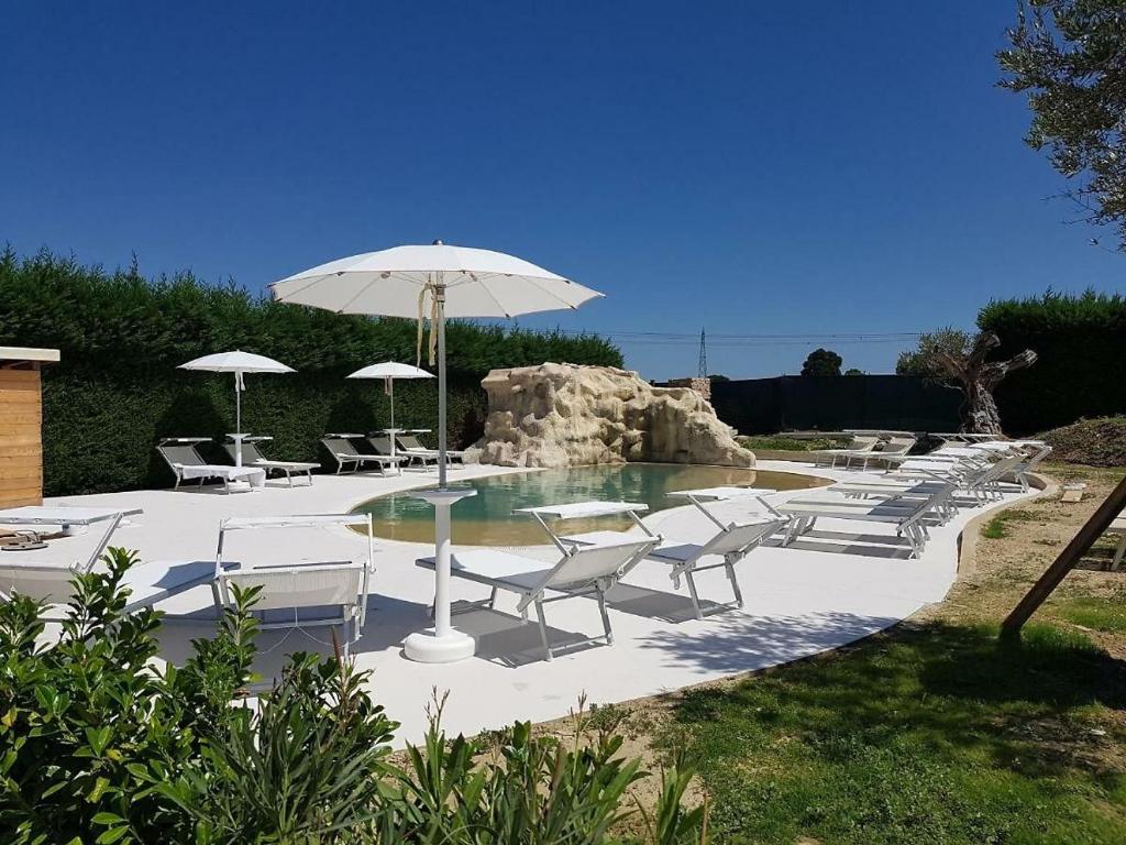 Bazén v ubytování Relais Casetta56 nebo v jeho okolí