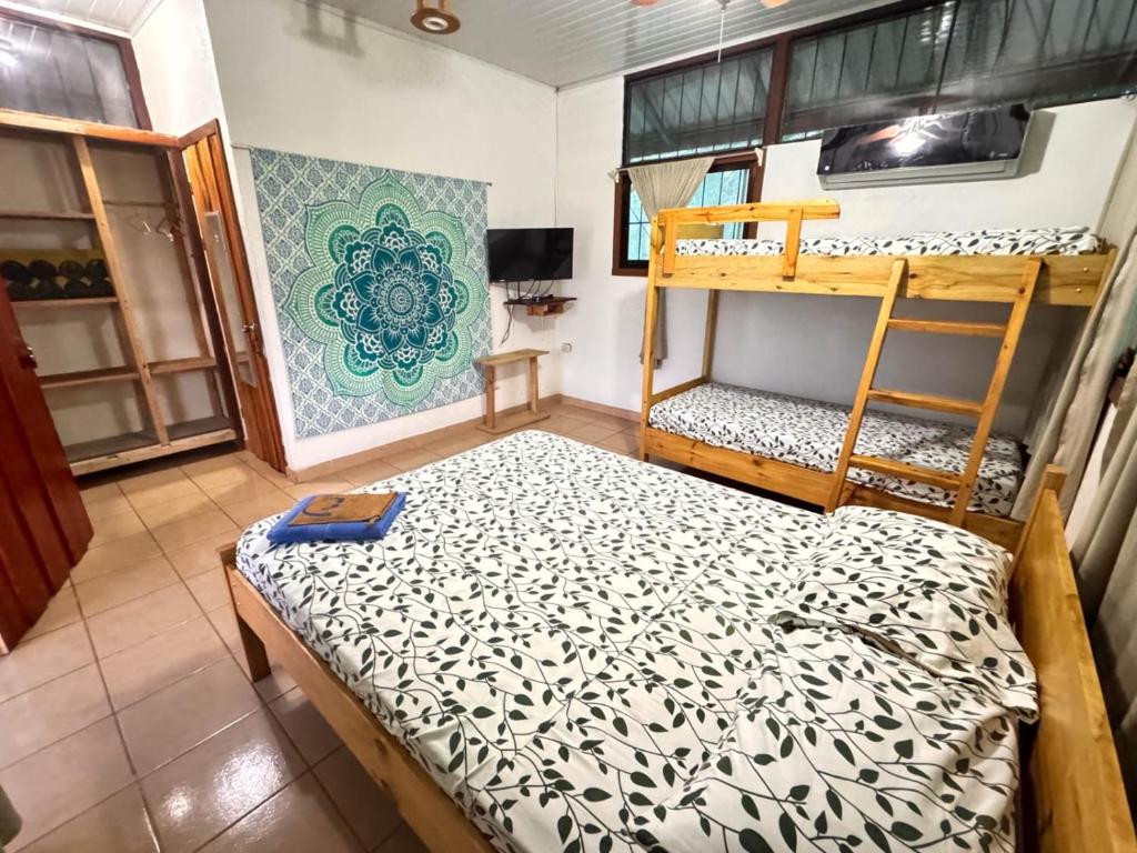 Postel nebo postele na pokoji v ubytování Hotel Delfines Puerto Jimenez