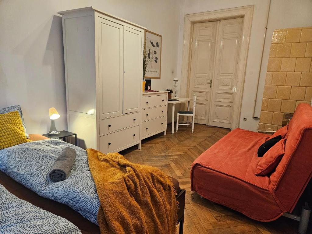 Posezení v ubytování Lovely Riverside Rooms
