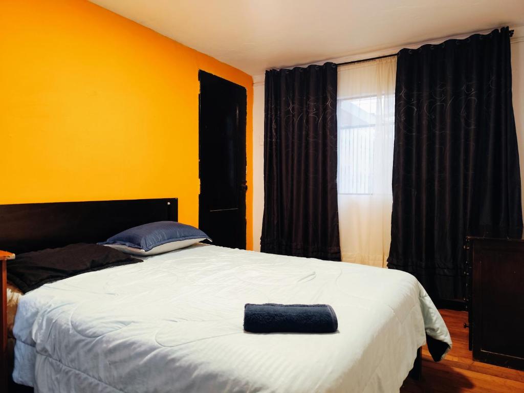 Postel nebo postele na pokoji v ubytování Mico Loco Casa Hostal