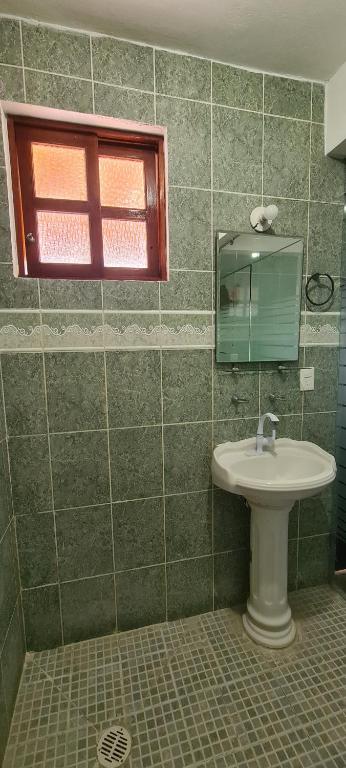 Kopalnica v nastanitvi Hotel Rosa de los vientos