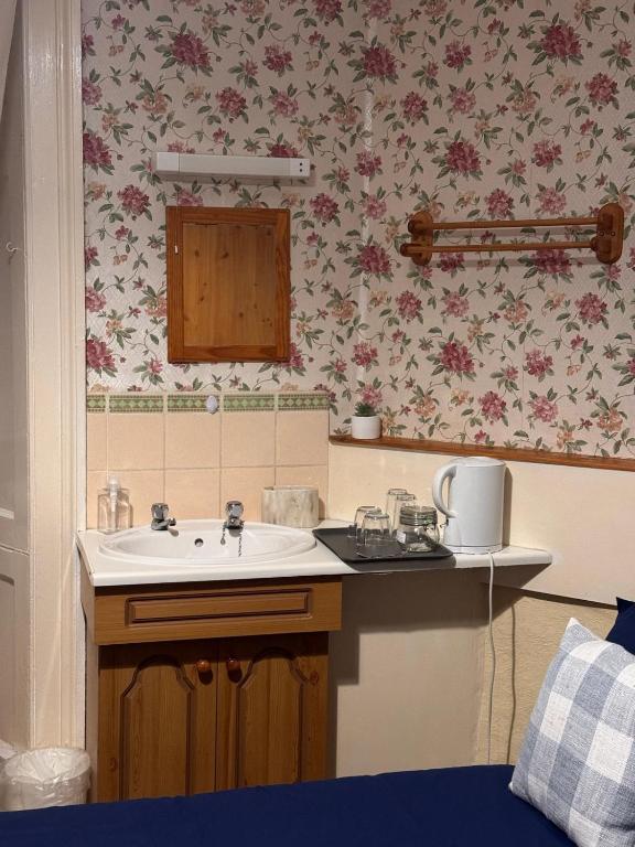 Kuchyň nebo kuchyňský kout v ubytování Edinburgh Travel Guest House