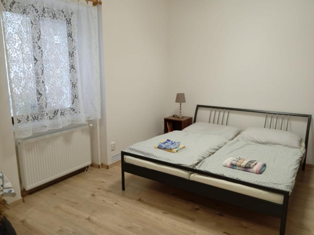 Postel nebo postele na pokoji v ubytování Ubytování Na Růžku