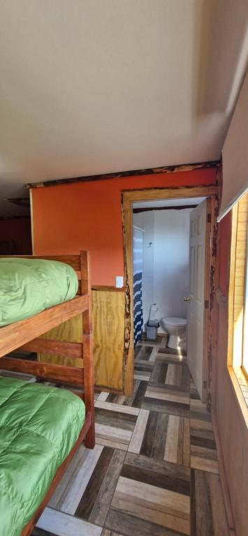 Istumisnurk majutusasutuses Cabañas & Hostal Lefuco