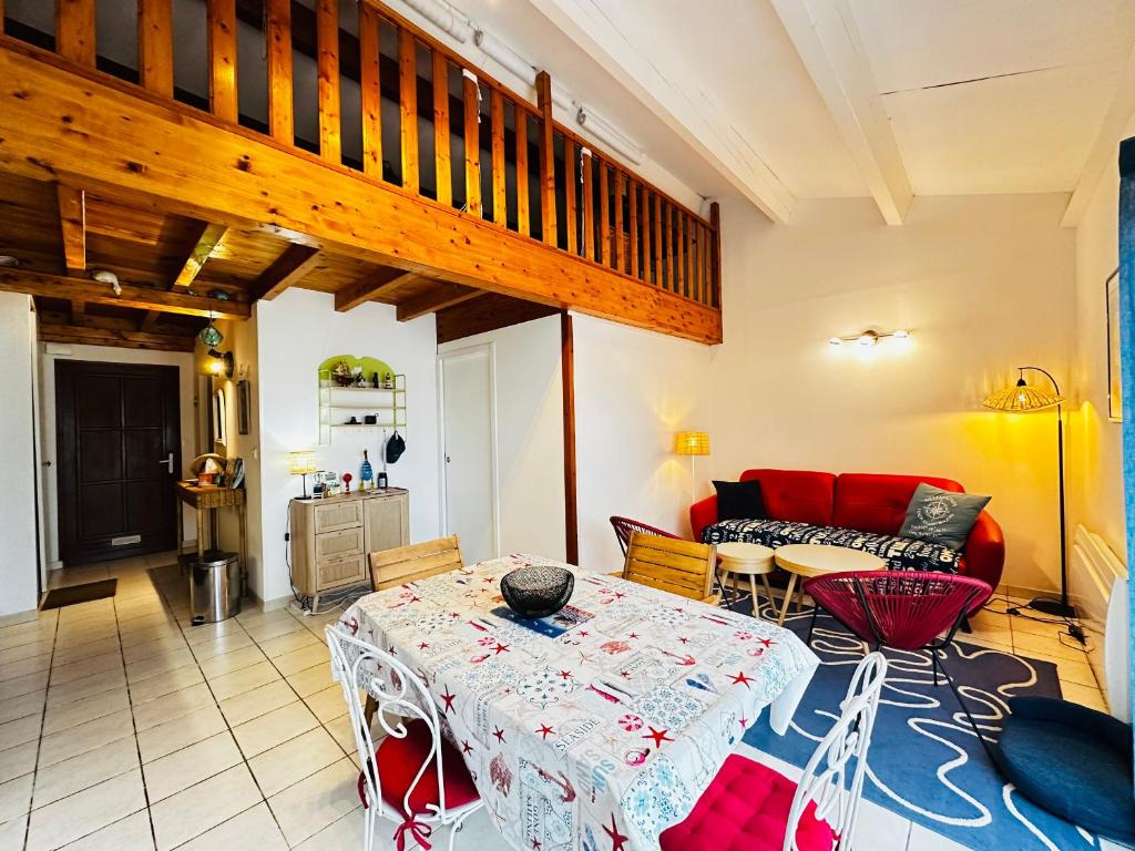 Istumisnurk majutusasutuses Maison calme à Fouras pour 4 personnes avec jardin - FR-1-709-92