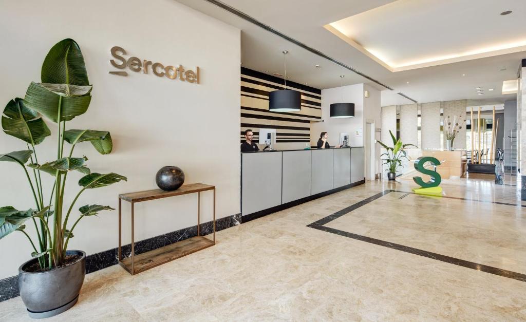 Vstupní hala nebo recepce v ubytování Sercotel Ciutat de Montcada