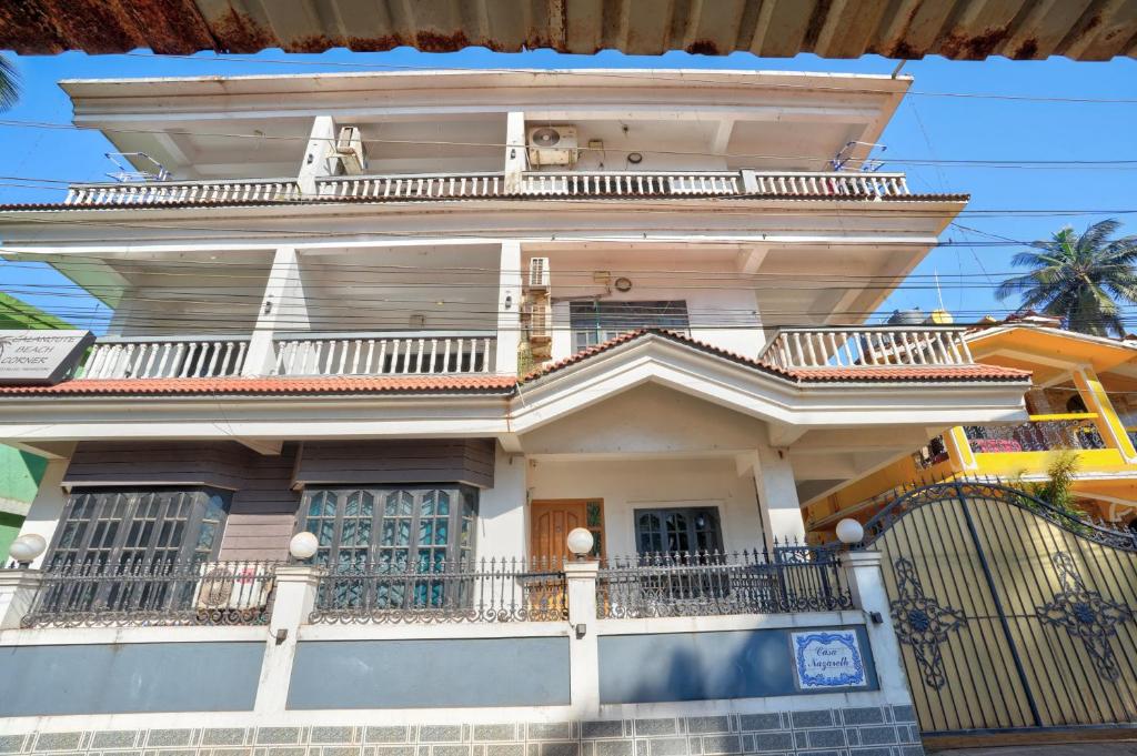 Balkón nebo terasa v ubytování Beach Edge Calangute
