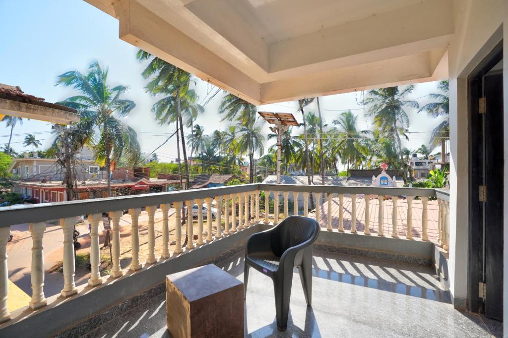 Balkón nebo terasa v ubytování Beach Edge Calangute