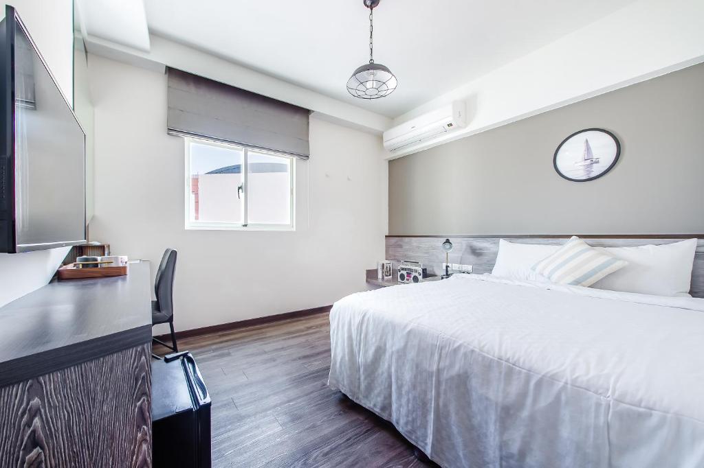 TV a/nebo společenská místnost v ubytování Penghu Sea Residences Hall