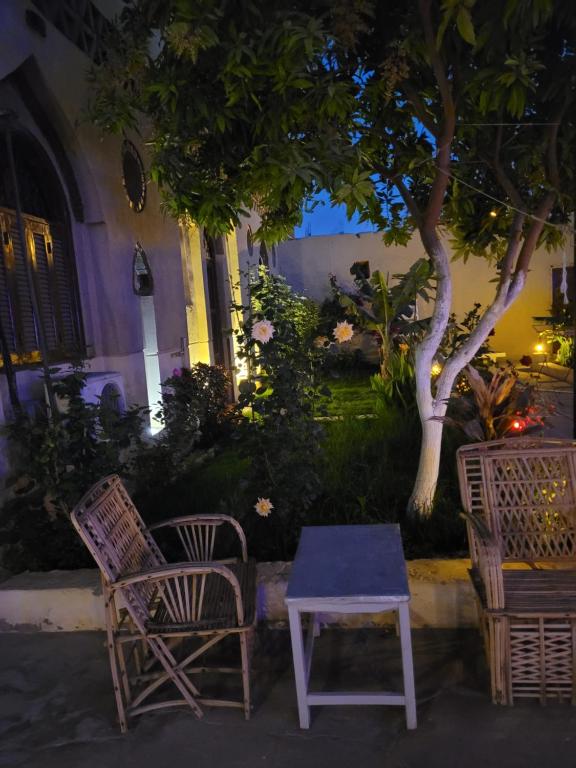 Zahrada ubytování Luxor Villa Hatshepsut