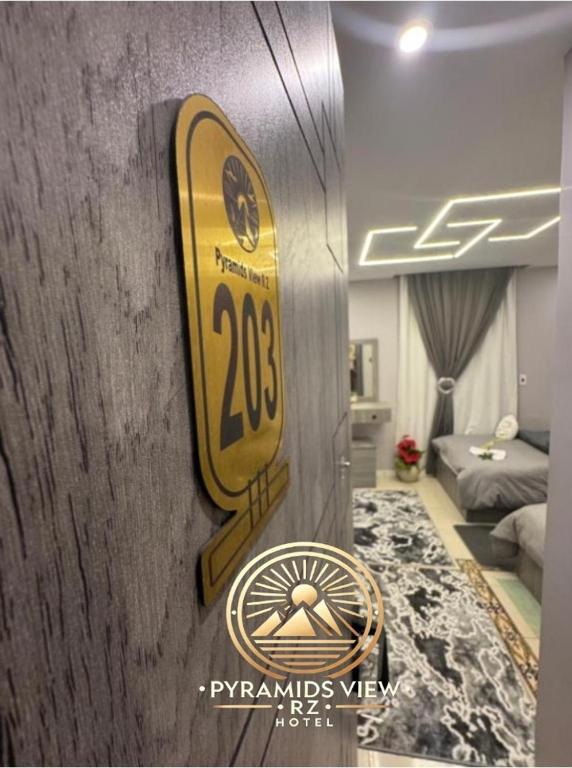 Certifikát, hodnocení, plakát nebo jiný dokument vystavený v ubytování Pyramids View R Z Hotel