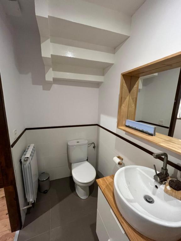 Koupelna v ubytování Casa Regacens