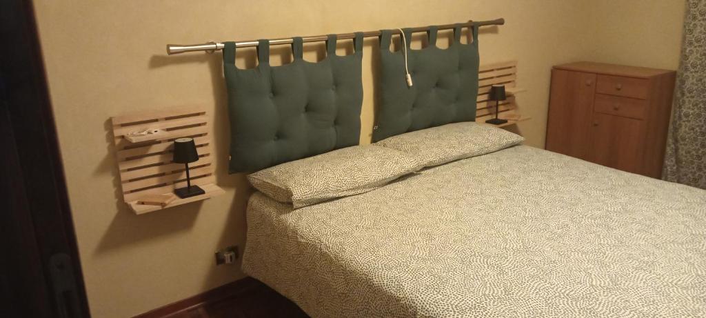 Postel nebo postele na pokoji v ubytování MAISON BLANC