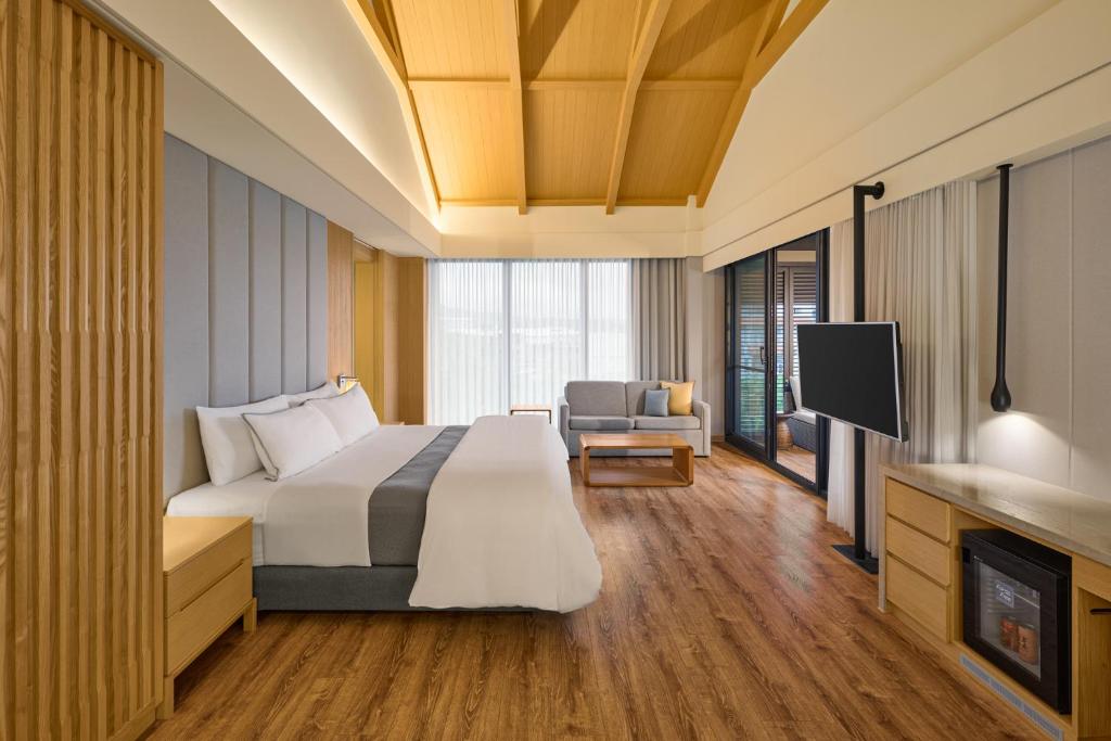 TV a/nebo společenská místnost v ubytování The Westin Yilan Resort