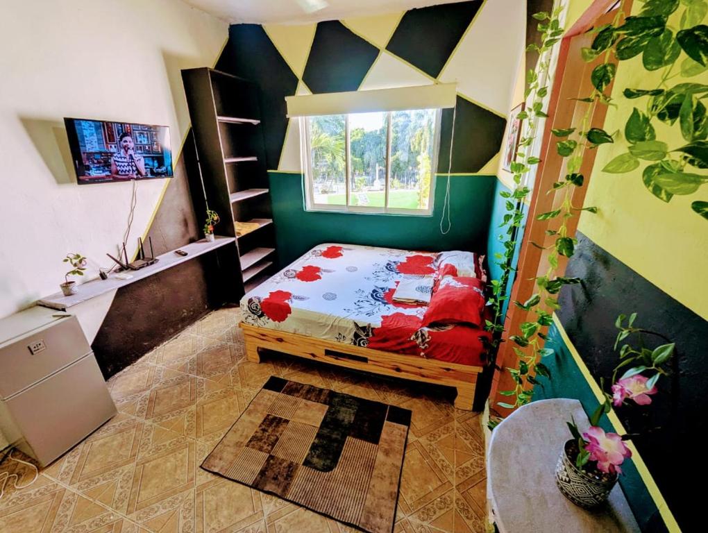 Postel nebo postele na pokoji v ubytování Hostel El Español