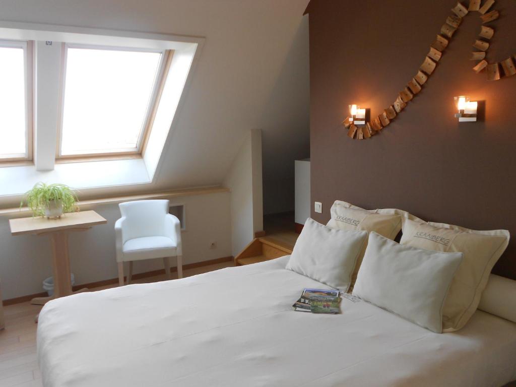 Postel nebo postele na pokoji v ubytování b&b Kraaiberg
