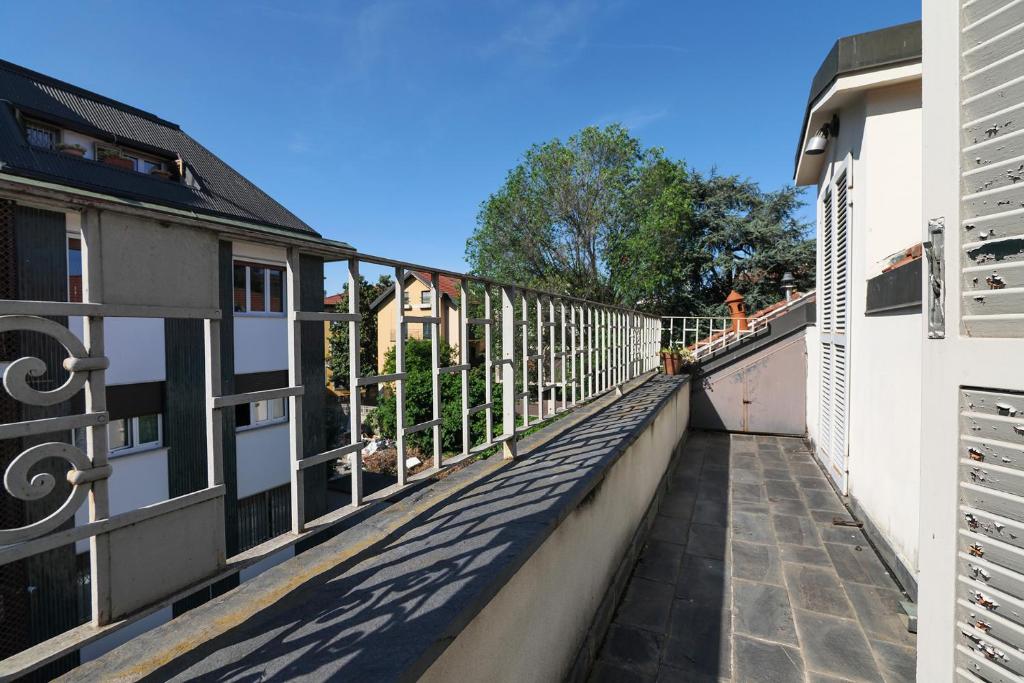 Budynek, w którym mieści się apartament