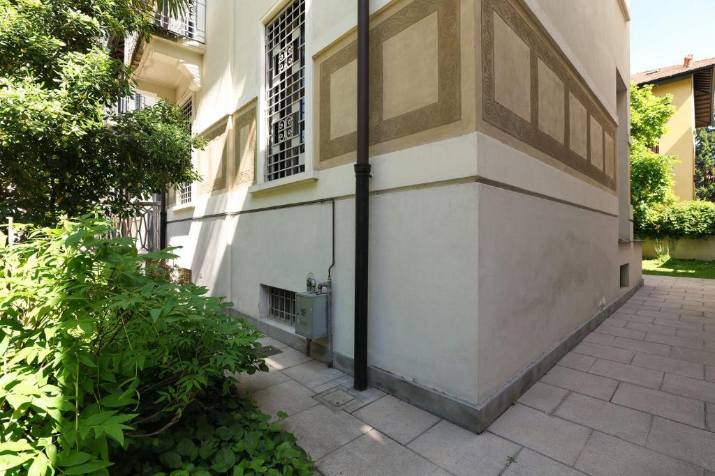 Budynek, w którym mieści się apartament
