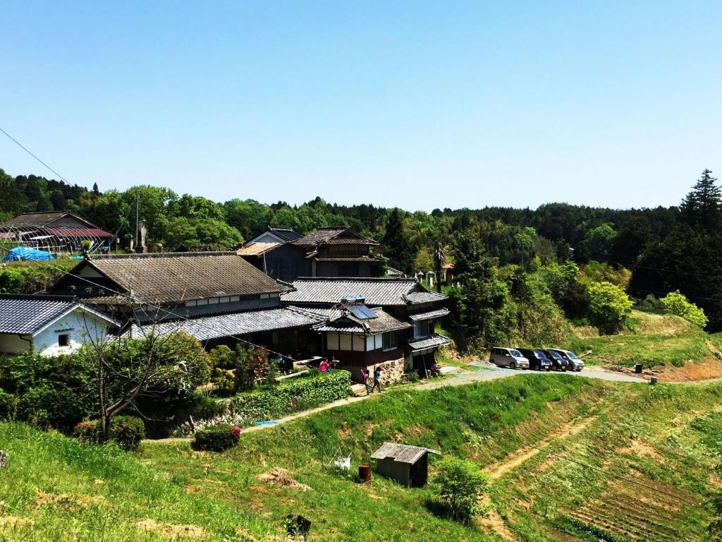 an overhead view of a house on a hill at Nano Village Okayama - Vacation STAY 66531v in Kaga