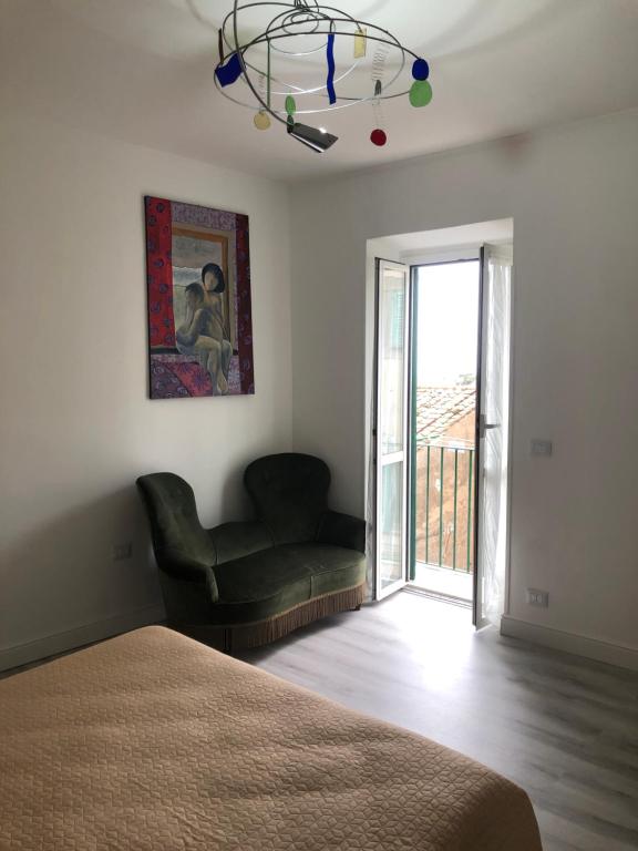 Posezení v ubytování Casa Flavia-Residenza nel cuore di Ariccia