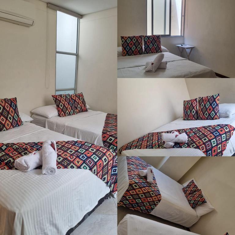 Postel nebo postele na pokoji v ubytování Hotel Tierra Santa Santa Fe de Antioquia
