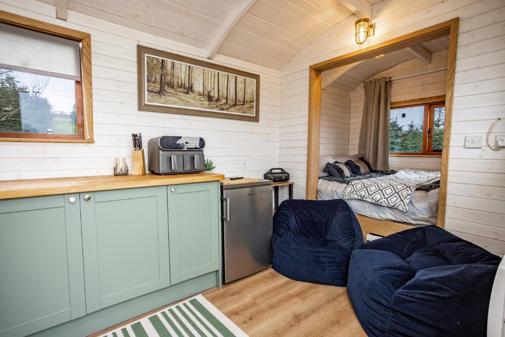 Kuchyň nebo kuchyňský kout v ubytování Gower Fresh Reindeer Lodge