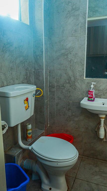 Koupelna v ubytování Deluxe homes