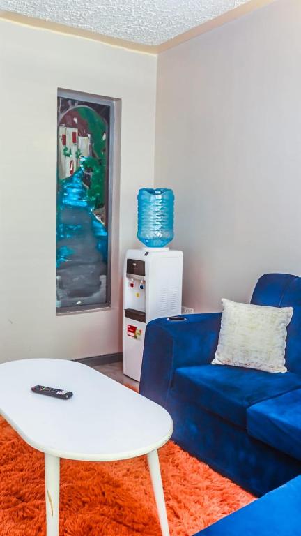 Posezení v ubytování Deluxe homes