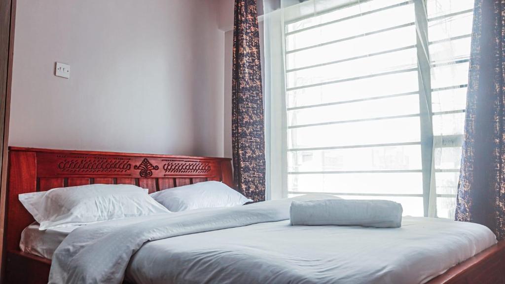 Postel nebo postele na pokoji v ubytování Deluxe homes