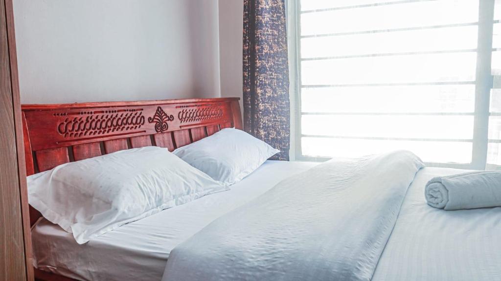 Postel nebo postele na pokoji v ubytování Deluxe homes