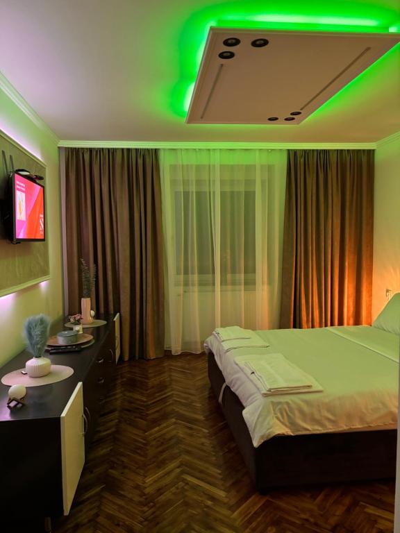 TV a/nebo společenská místnost v ubytování Guest house Kula