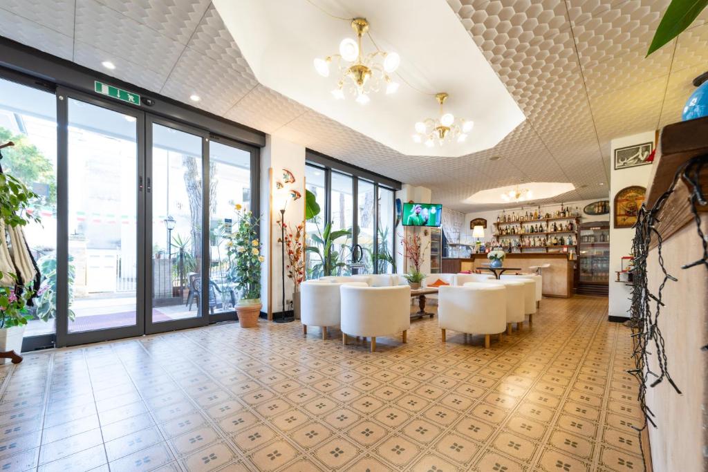 Posezení v ubytování Hotel Cortina