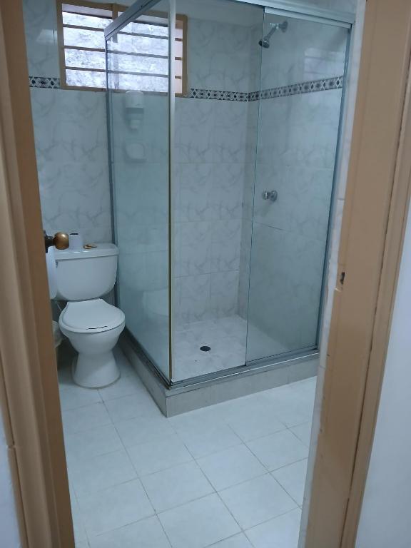 Koupelna v ubytování Hotel Casa Fátima