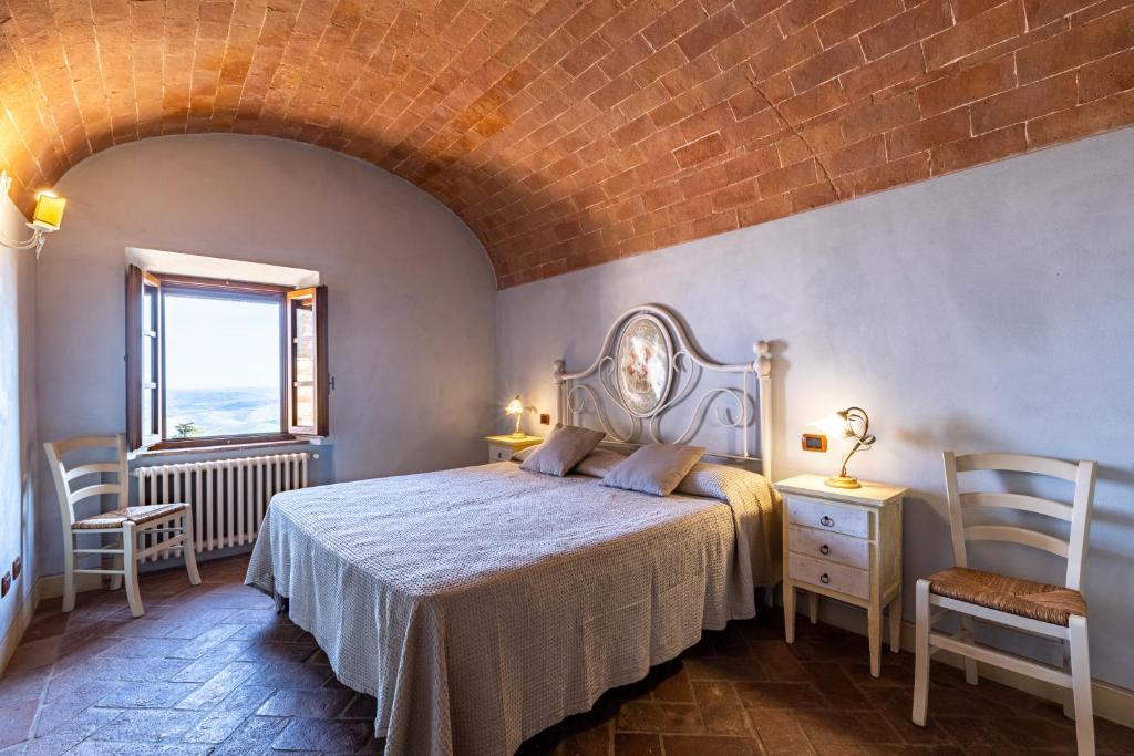 Postel nebo postele na pokoji v ubytování La Terrazza