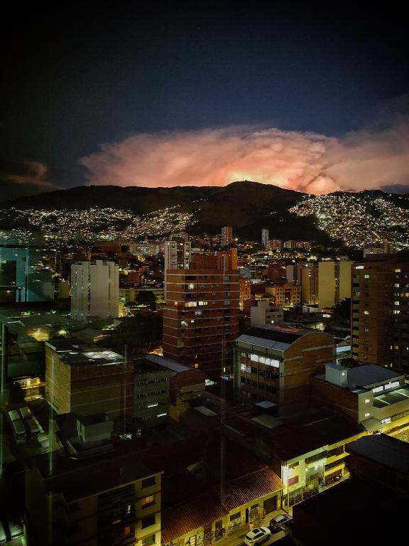 Nespecifikovaný výhled na destinaci Medellín nebo výhled na město při pohledu z hotelu