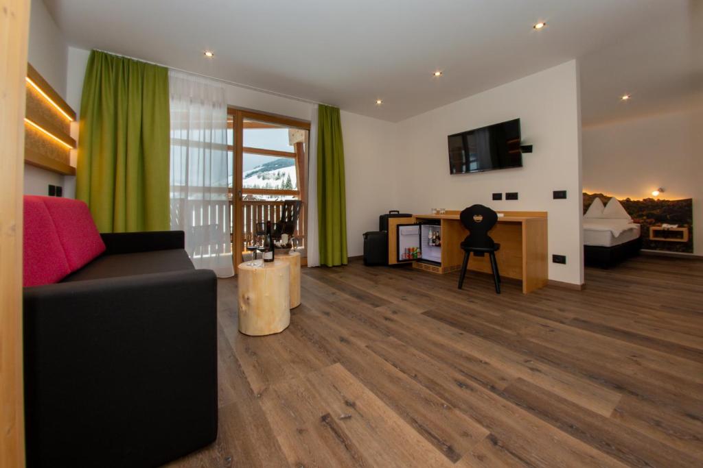 TV a/nebo společenská místnost v ubytování Hotel Gran Pre