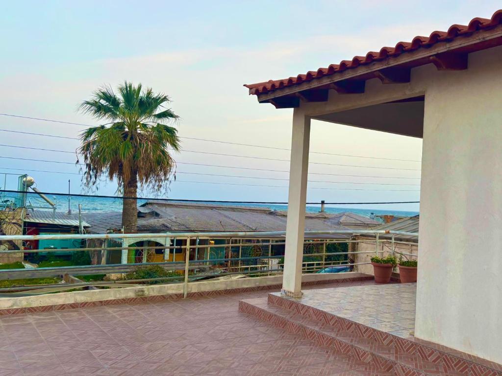 Balkón nebo terasa v ubytování Garden Sea View