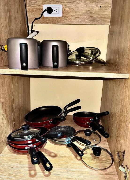 Kuchyň nebo kuchyňský kout v ubytování Hostelfc Santa Barbara