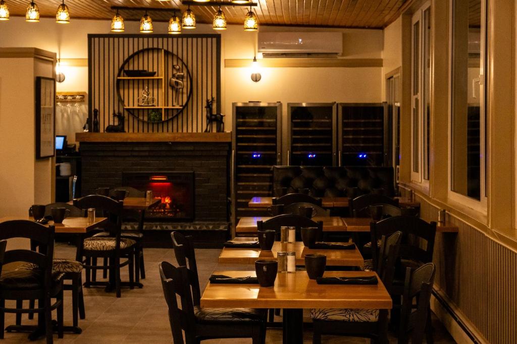 Posezení v ubytování Auberge Morritt