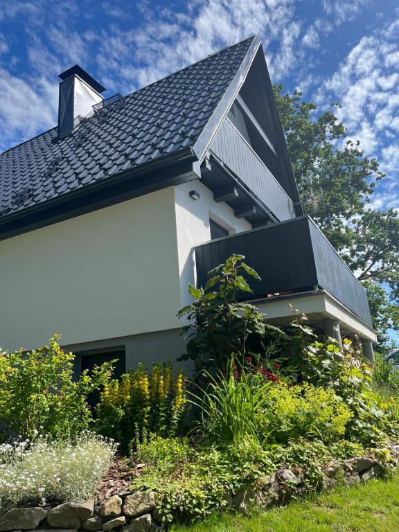 Zahrada ubytování Apartment Lipno Hůrka