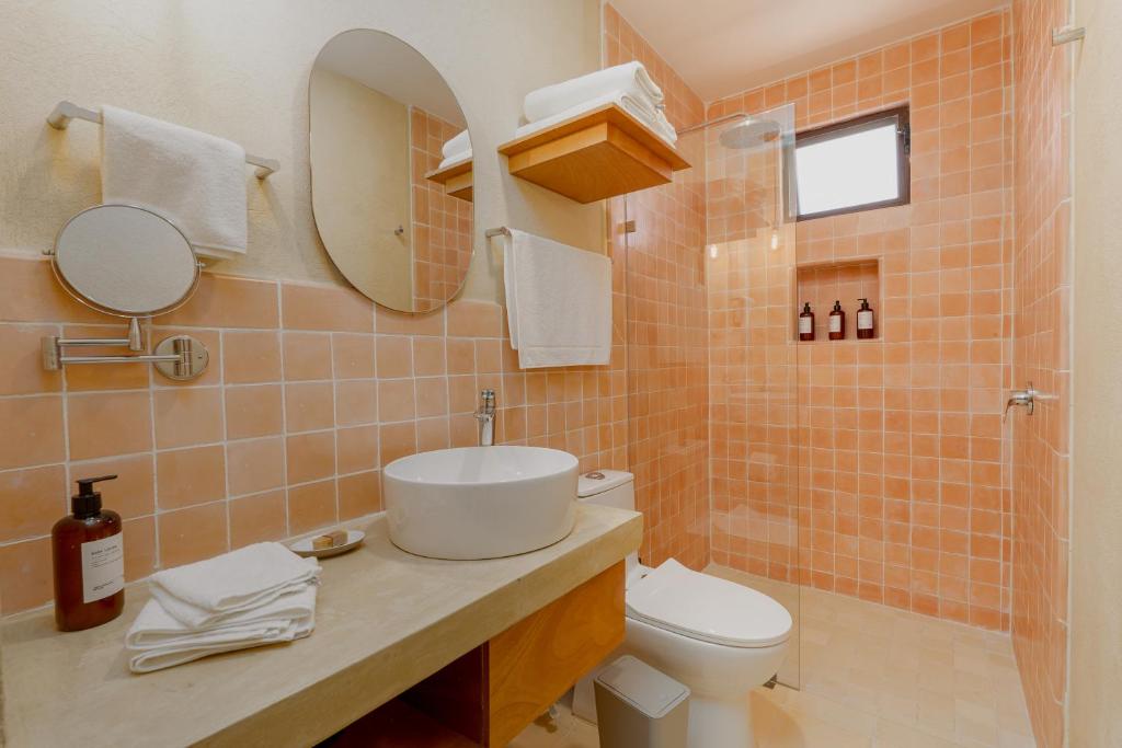 Koupelna v ubytování Casa Altos