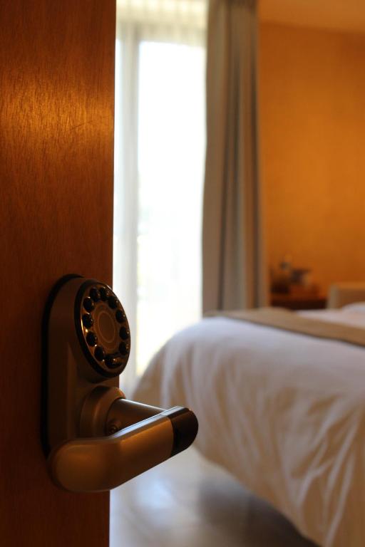 Postel nebo postele na pokoji v ubytování Casa Altos