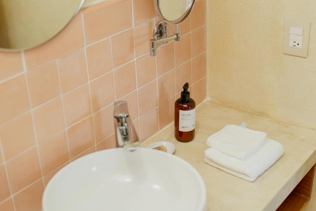 Koupelna v ubytování Casa Altos