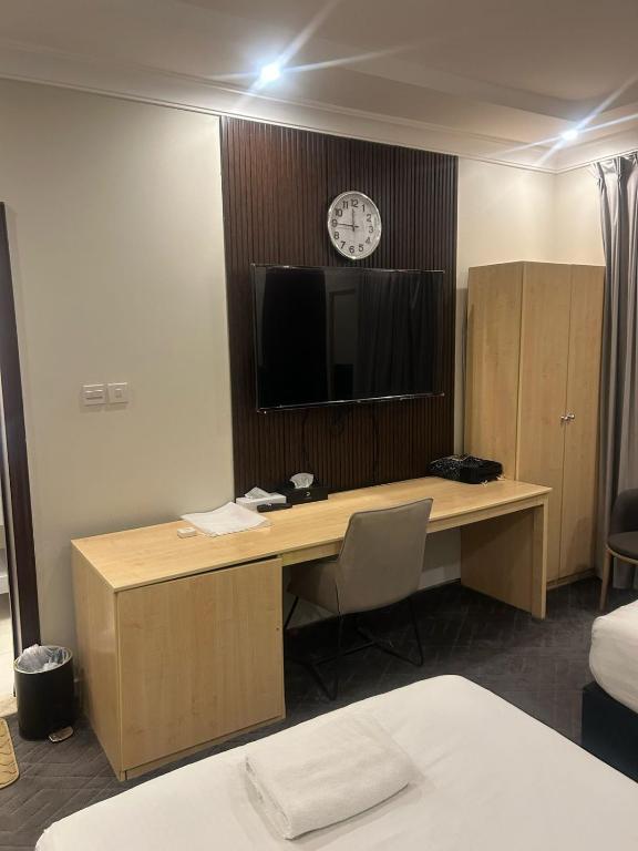 TV a/nebo společenská místnost v ubytování Aseel Hotel Apartment