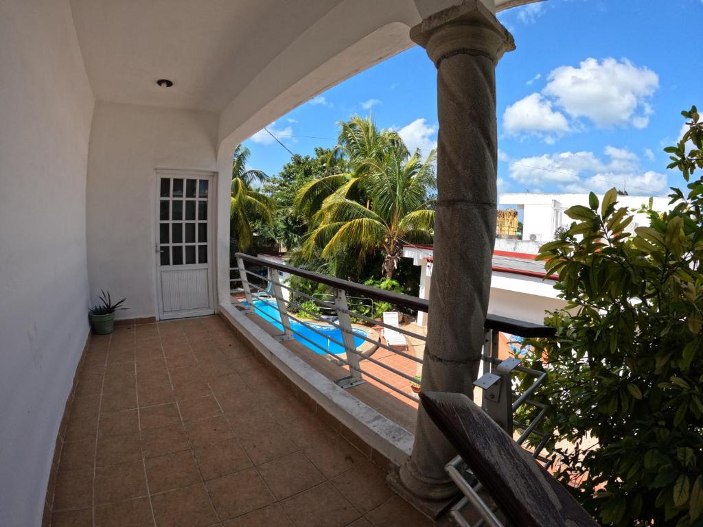Bazén v ubytování Casamaya Hostel & Diving nebo v jeho okolí