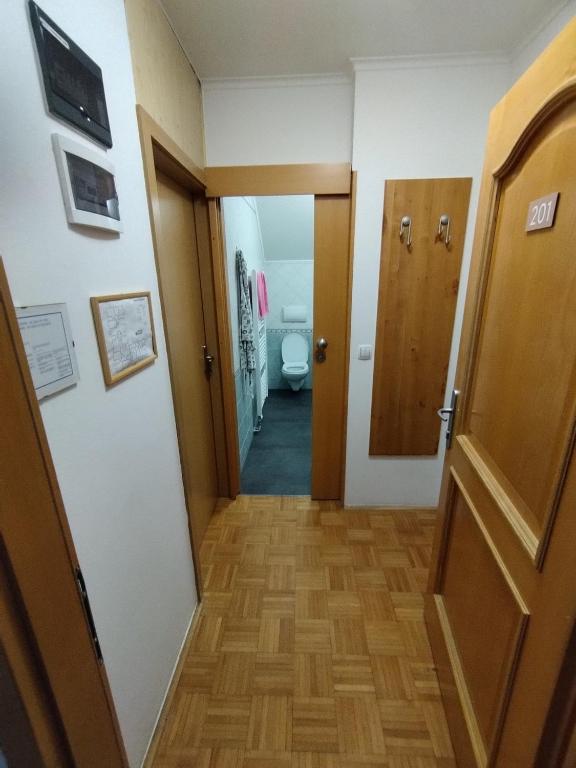 Postel nebo postele na pokoji v ubytování Apartma Valerija
