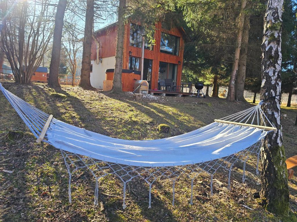 Vonkajšia záhrada v ubytovaní Nad Potokiem z Alpakami