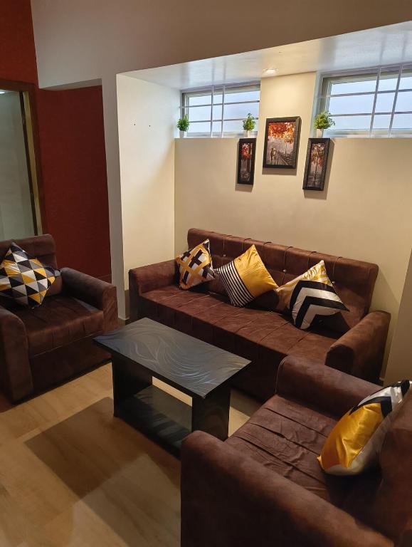 Posezení v ubytování Galaxy Homestay 4Bhk
