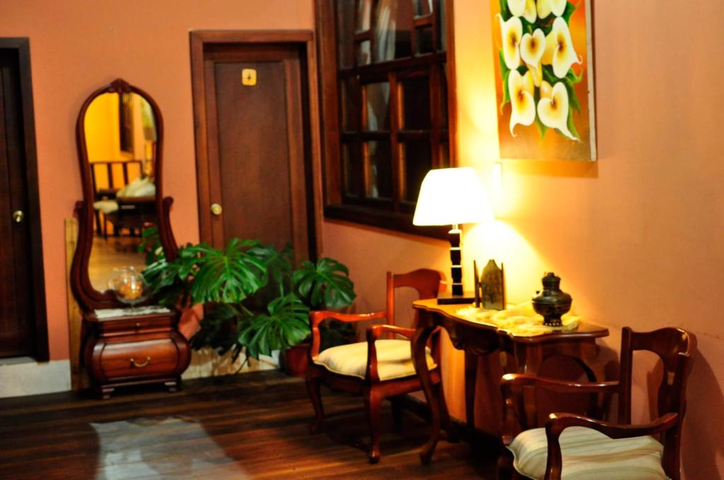 Posezení v ubytování Hotel Coronel